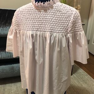 Rebecca Taylor smocked luxury Top